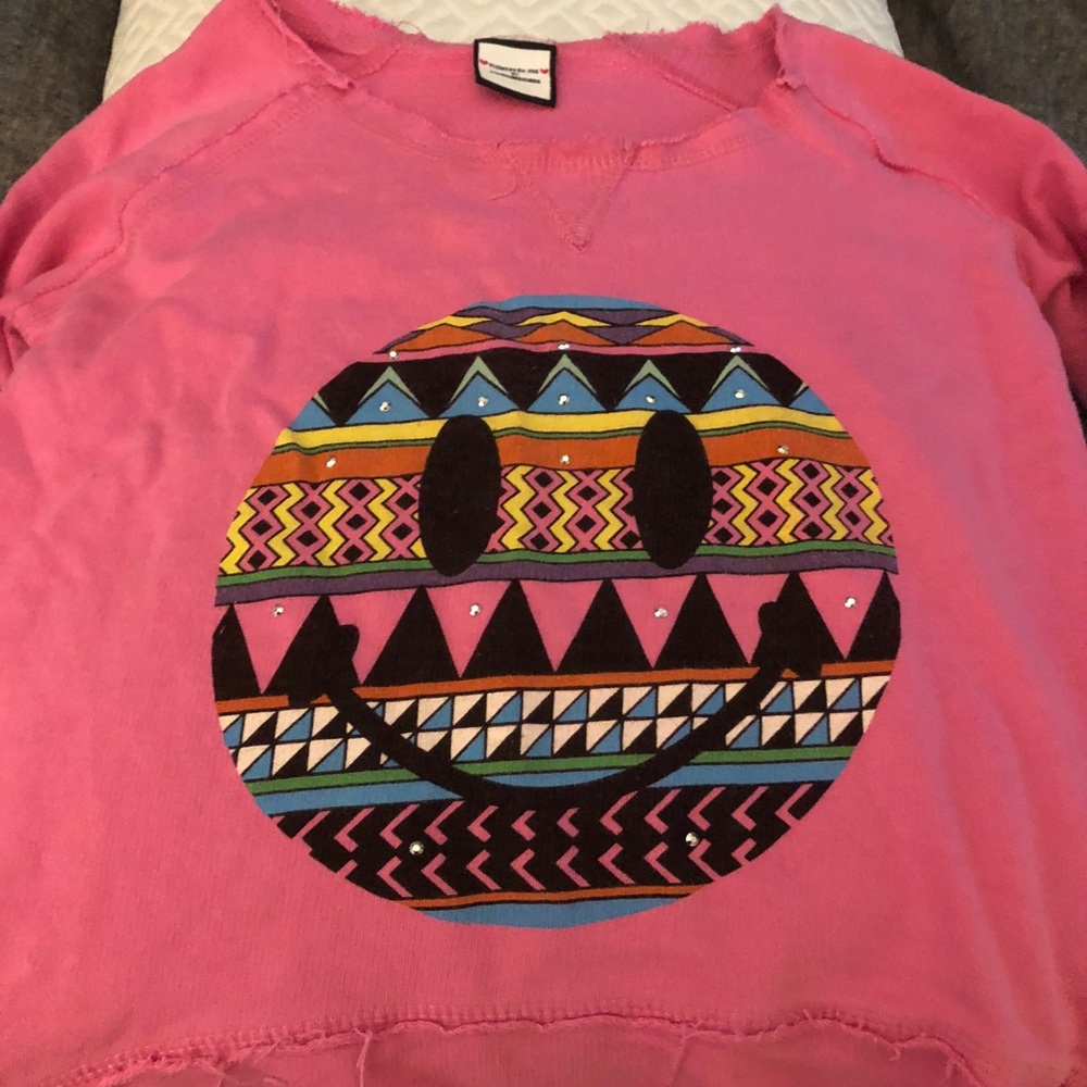 🌸🌸Flowers by Zoe pink sweatshirt